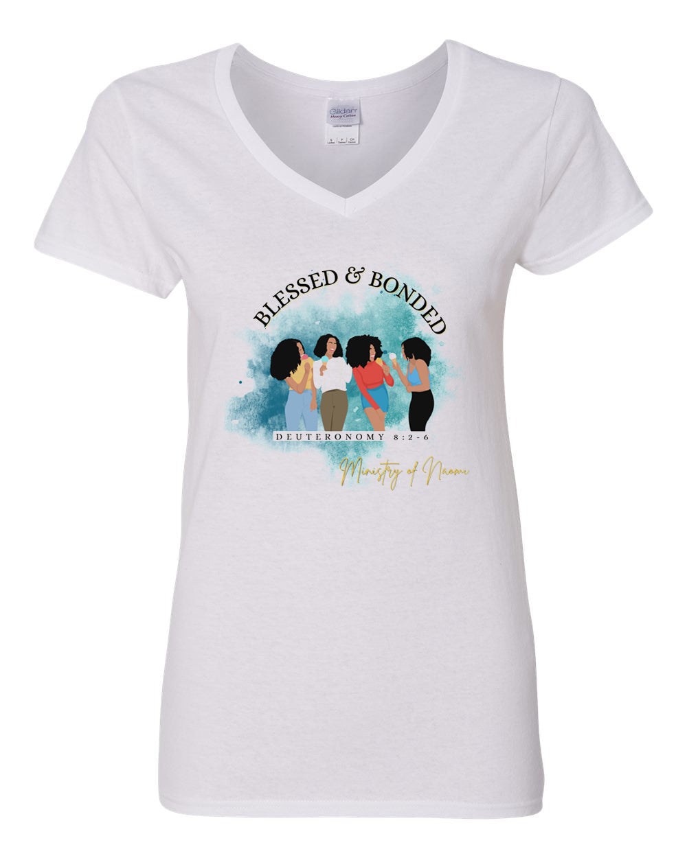 Blessed and Bonded V-Neck Tee